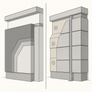 SATE vs fachada ventilada diferencias comparativa sistemas aislamiento térmico